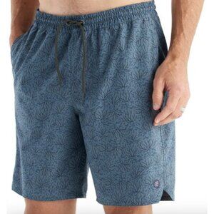 FREE FLY Lined Swell Shorts Mangrove Blue Current Size XL Active Sporty Fishing